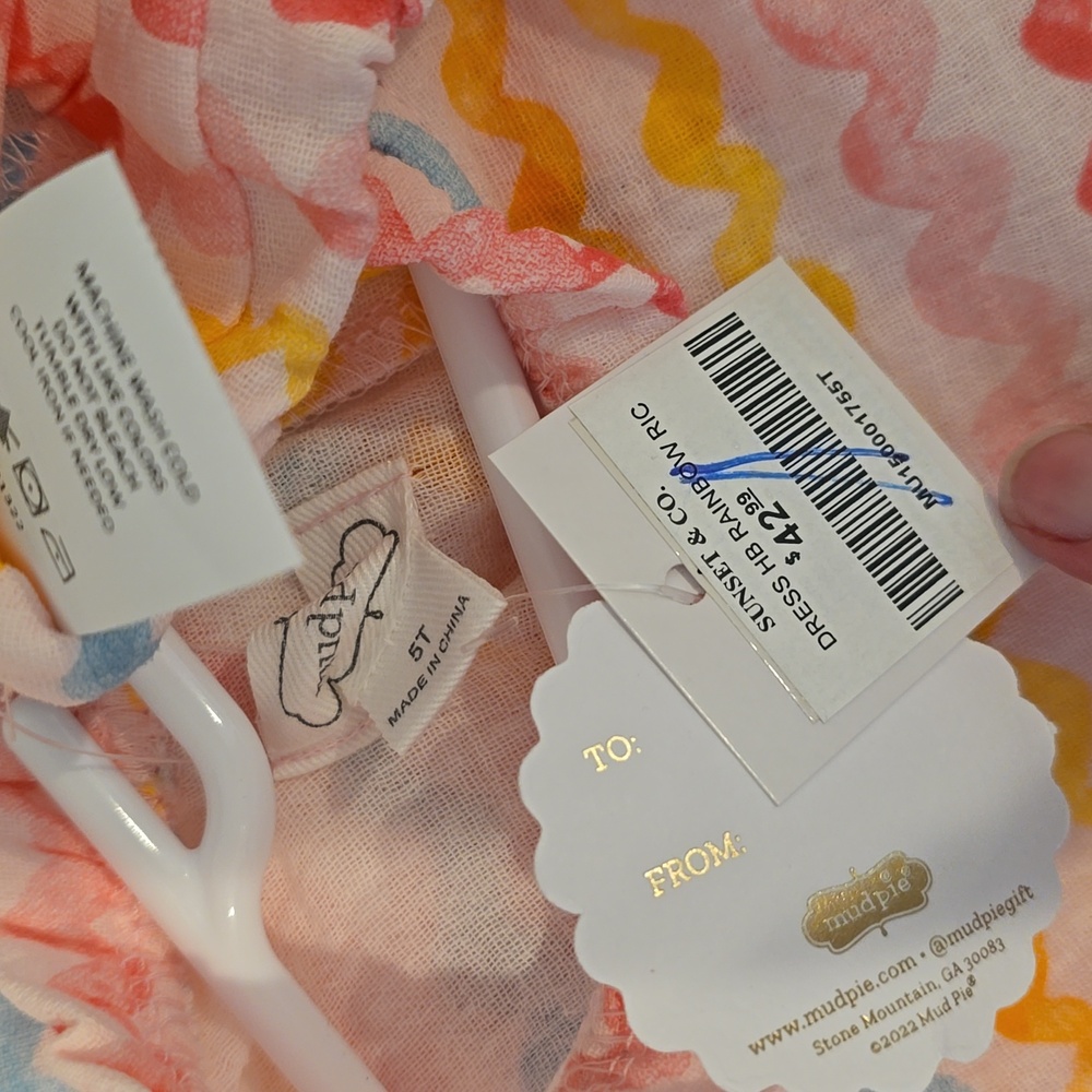 MUD PIE NWT girls Dress & Headband - Picture 4 of 4